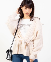 WEGO | WEGO/ケーブルカシュクールカーディガン(カーディガン/ボレロ)