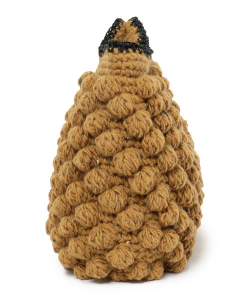 CATERINA BERTINI(カテリーナベルティーニ)の「Caterina bertini:ニットラウンドバッグ(ハンドバッグ・レディース・ブラック/ベージュ・ONE SIZE)」の5枚目の写真