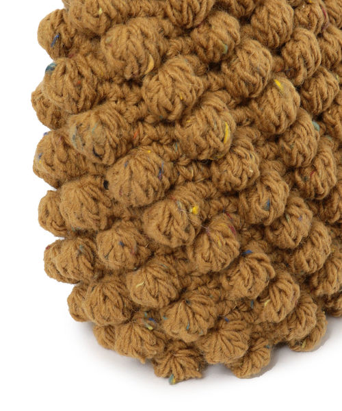 CATERINA BERTINI(カテリーナベルティーニ)の「Caterina bertini:ニットラウンドバッグ(ハンドバッグ・レディース・ブラック/ベージュ・ONE SIZE)」の7枚目の写真