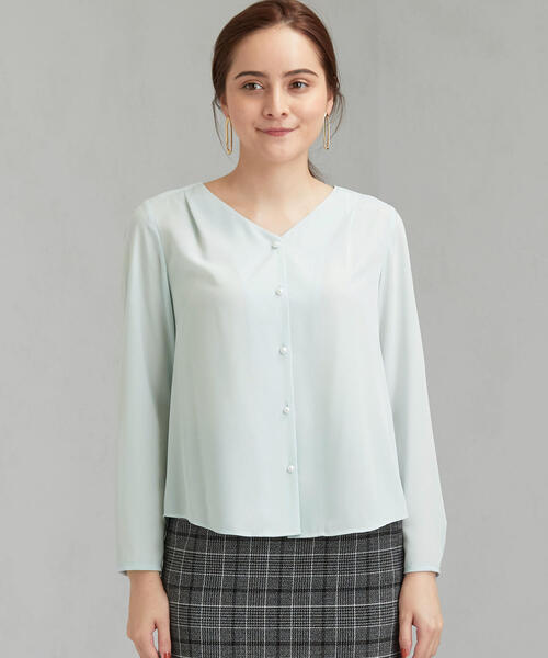 GREENLABELRELAXING ペプラムジレ ネイビー バスケット ペプラムジレ