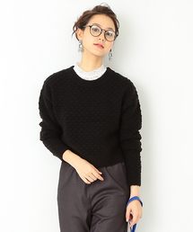 Ray BEAMS | Ray BEAMS / ドット編み クルーネック プルオーバー(ニット/セーター)