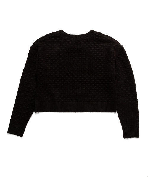 Ray BEAMS（レイビームス）の「Ray BEAMS / ドット編み クルーネック プルオーバー（ニット/セーター・レディース・オフホワイト/ブラック・ONE SIZE）」の15枚目の写真