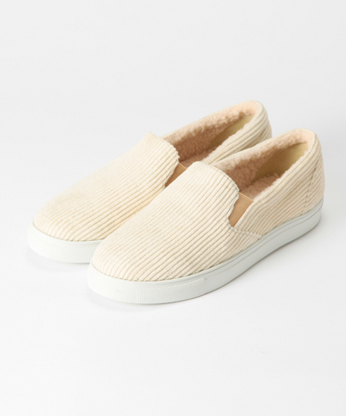 Ray BEAMS(レイビームス)の「【sweet 11月号 掲載】Ray BEAMS / コーデュロイ スリッポン(スニーカー・レディース・アイボリー/ブラウン/ネイビー・22/24/25/23)」の10枚目の写真