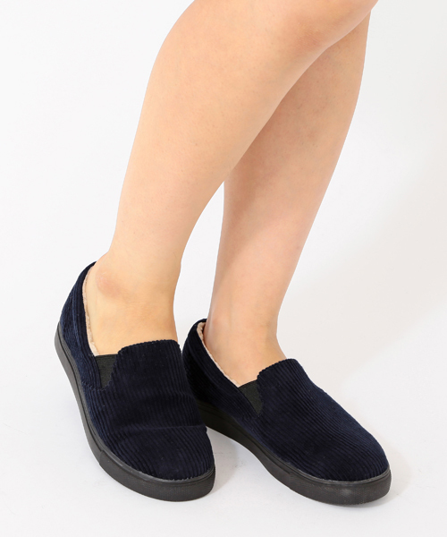 Ray BEAMS(レイビームス)の「【sweet 11月号 掲載】Ray BEAMS / コーデュロイ スリッポン(スニーカー・レディース・アイボリー/ブラウン/ネイビー・22/24/25/23)」の16枚目の写真