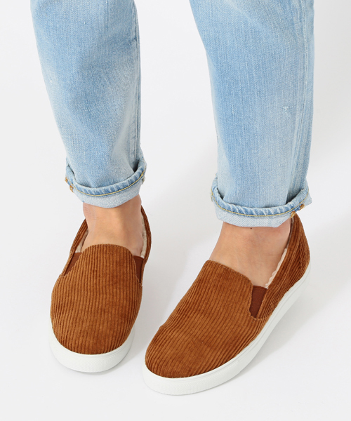 Ray BEAMS(レイビームス)の「【sweet 11月号 掲載】Ray BEAMS / コーデュロイ スリッポン(スニーカー・レディース・アイボリー/ブラウン/ネイビー・22/24/25/23)」の17枚目の写真