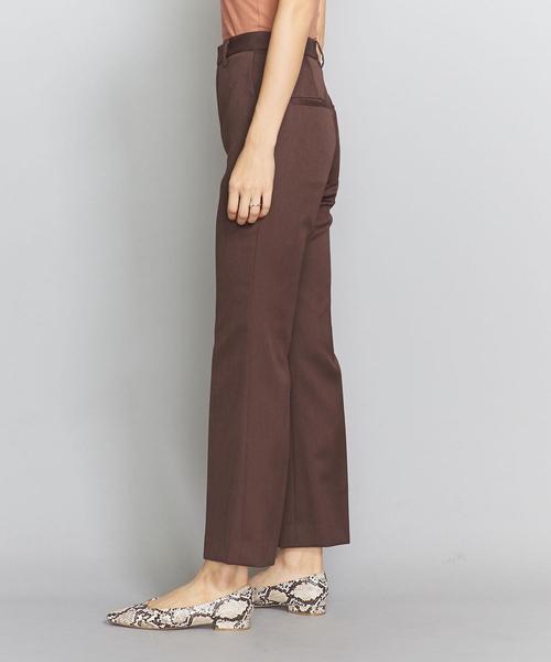 BEAUTY&YOUTH UNITED ARROWS(ビューティーアンドユースユナイテッドアローズ)の「BY トリコチンフレアパンツ(その他パンツ・レディース・ダークブラウン/ベージュ/ブラック・LARGE/MEDIUM/SMALL)」の12枚目の写真