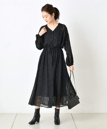 DouDou | ドビーフレアワンピース(ワンピース)