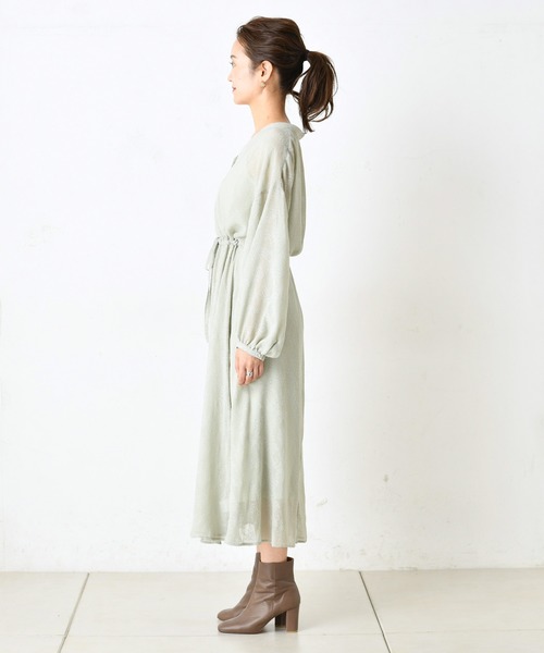 DouDou（ドゥドゥ）の「ドビーフレアワンピース（ワンピース・レディース・ブラック/ミント・FREE）」の18枚目の写真