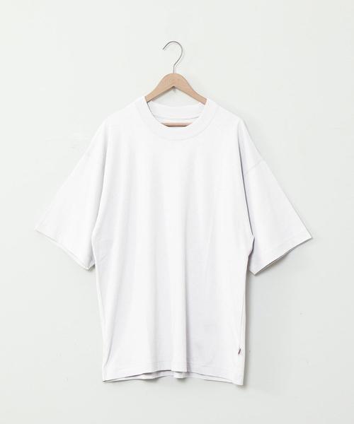 coen(コーエン)の「USAコットンビッグTシャツ(Tシャツ/カットソー・レディース・ライトブルー/ホワイト/ライトグレー・FREE)」の14枚目の写真