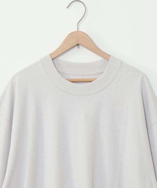 coen(コーエン)の「USAコットンビッグTシャツ(Tシャツ/カットソー・レディース・ライトブルー/ホワイト/ライトグレー・FREE)」の7枚目の写真