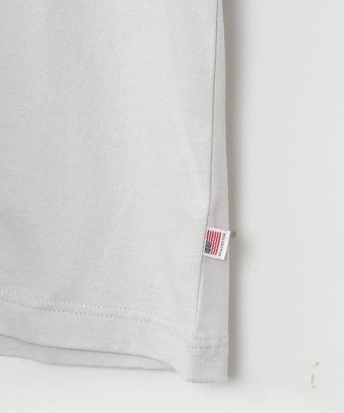 coen(コーエン)の「USAコットンビッグTシャツ(Tシャツ/カットソー・レディース・ライトブルー/ホワイト/ライトグレー・FREE)」の5枚目の写真