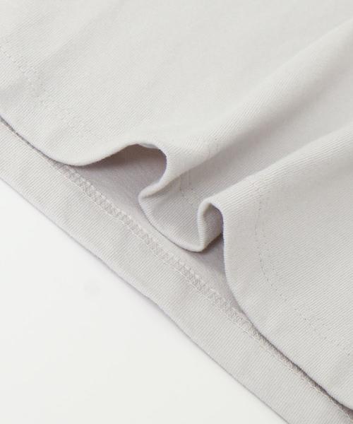 coen(コーエン)の「USAコットンビッグTシャツ(Tシャツ/カットソー・レディース・ライトブルー/ホワイト/ライトグレー・FREE)」の4枚目の写真