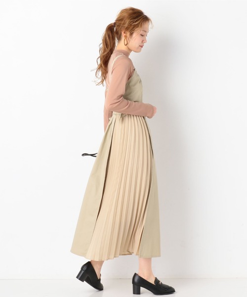 Archives アルシーヴ の サイドプリーツキャミワンピース ワンピース Wear