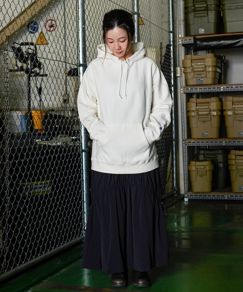 GORDON MILLER(ゴードンミラー)の「GORDON MILLER(ゴードンミラー) HEAVYWEIGHT SWEAT PARKA (ヘビーウェイトスウェットパーカー)(パーカー・メンズ・ホワイト/ヘザーチャコール/ダークネイビー・L/M/S)」の9枚目の写真
