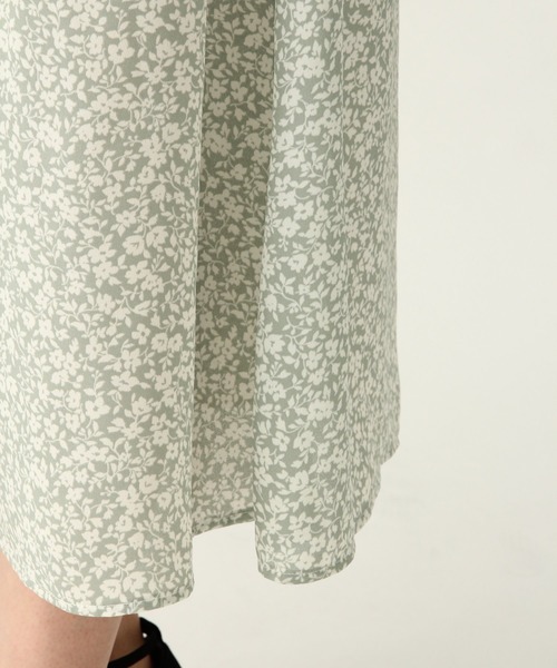 A part by（アパートバイ）の「P2トーンフラワーワンピース 910426（シャツワンピース・レディース・ベージュ系その他/グリーン系その他/ブルー系その他・FREE）」の10枚目の写真