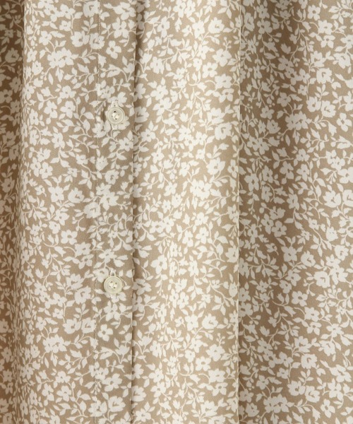 A part by（アパートバイ）の「P2トーンフラワーワンピース 910426（シャツワンピース・レディース・ベージュ系その他/グリーン系その他/ブルー系その他・FREE）」の12枚目の写真