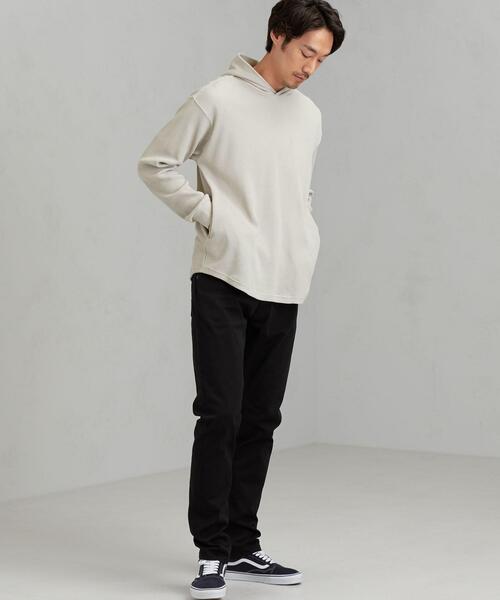 green label relaxing(グリーンレーベルリラクシング)の「SC BRING ワッフル フーディー LS / パーカー(パーカー・メンズ・モカ/ライトグレー/ブラック・LARGE/SMALL/MEDIUM)」の17枚目の写真