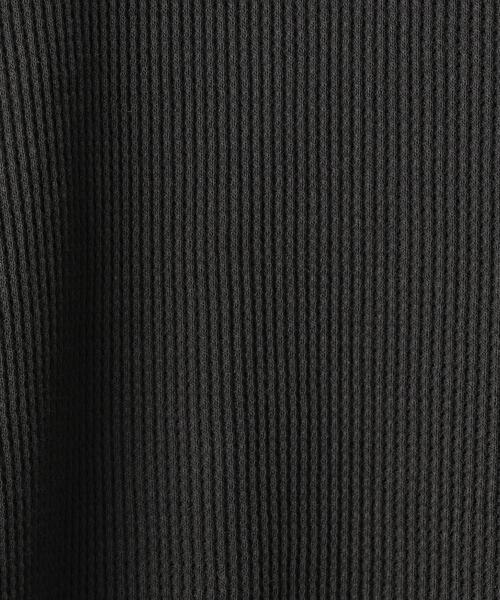 green label relaxing(グリーンレーベルリラクシング)の「SC BRING ワッフル フーディー LS / パーカー(パーカー・メンズ・モカ/ライトグレー/ブラック・LARGE/SMALL/MEDIUM)」の14枚目の写真
