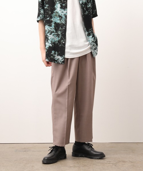 JUNRED（ジュンレッド）の「クールサーフェイスワイドパンツ（その他パンツ・メンズ・ベージュ/ブラック/ブラウン・S/M/L）」の12枚目の写真