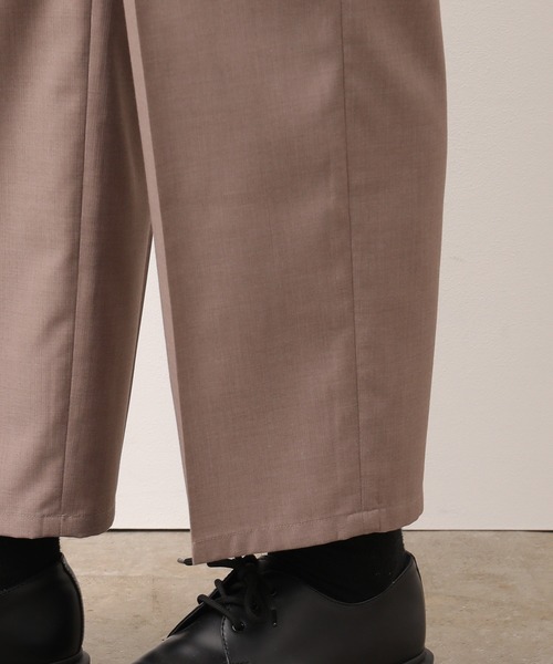 JUNRED（ジュンレッド）の「クールサーフェイスワイドパンツ（その他パンツ・メンズ・ベージュ/ブラック/ブラウン・S/M/L）」の5枚目の写真