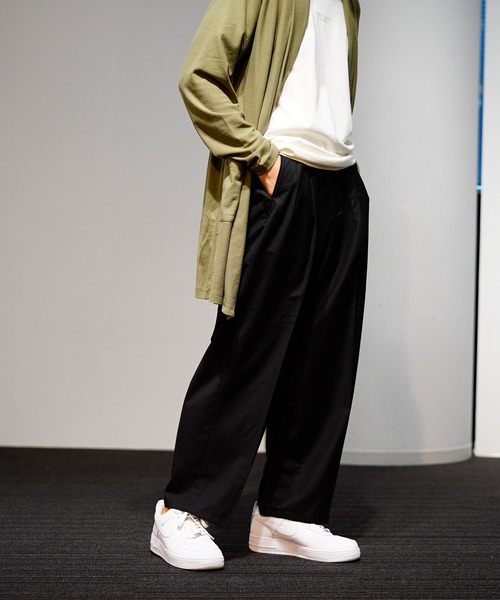 JUNRED（ジュンレッド）の「クールサーフェイスワイドパンツ（その他パンツ・メンズ・ベージュ/ブラック/ブラウン・S/M/L）」の15枚目の写真