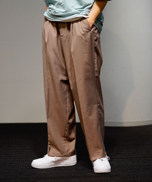 JUNRED（ジュンレッド）の「クールサーフェイスワイドパンツ（その他パンツ・メンズ・ベージュ/ブラック/ブラウン・S/M/L）」の13枚目の写真