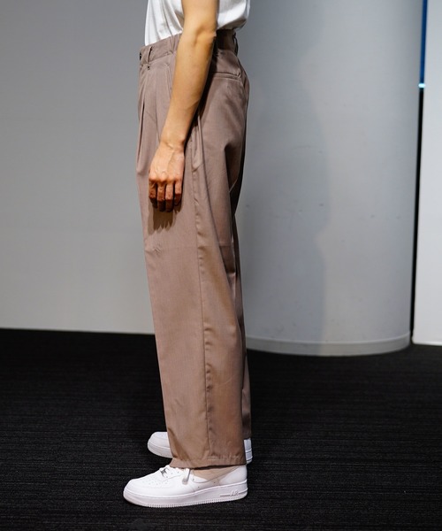 JUNRED（ジュンレッド）の「クールサーフェイスワイドパンツ（その他パンツ・メンズ・ベージュ/ブラック/ブラウン・S/M/L）」の22枚目の写真