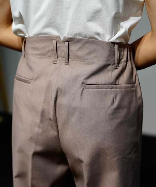 JUNRED（ジュンレッド）の「クールサーフェイスワイドパンツ（その他パンツ・メンズ・ベージュ/ブラック/ブラウン・S/M/L）」の19枚目の写真