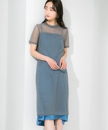 STUDIOUS | 【STUDIOUS】シースルーニットワンピース(ワンピース)
