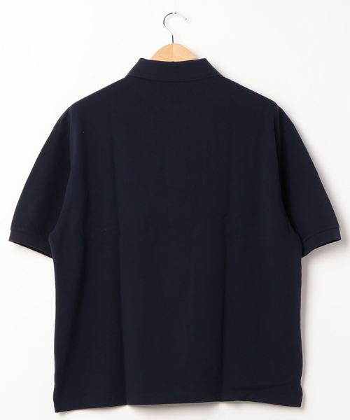 RAG MACHINE（ラグマシーン）の「【RAG MACHINE】ＢＩＧポロシャツ（ポロシャツ・メンズ・パープル/ベージュ/ホワイト/ブラック/グリーン/ネイビー・M/L/XL）」の7枚目の写真