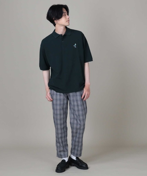 RAG MACHINE（ラグマシーン）の「【RAG MACHINE】ＢＩＧポロシャツ（ポロシャツ・メンズ・パープル/ベージュ/ホワイト/ブラック/グリーン/ネイビー・M/L/XL）」の12枚目の写真