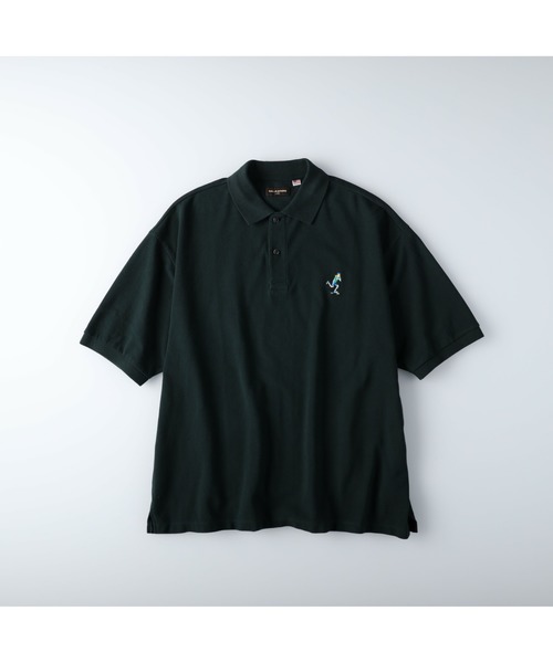 RAG MACHINE（ラグマシーン）の「【RAG MACHINE】ＢＩＧポロシャツ（ポロシャツ・メンズ・パープル/ベージュ/ホワイト/ブラック/グリーン/ネイビー・M/L/XL）」の13枚目の写真