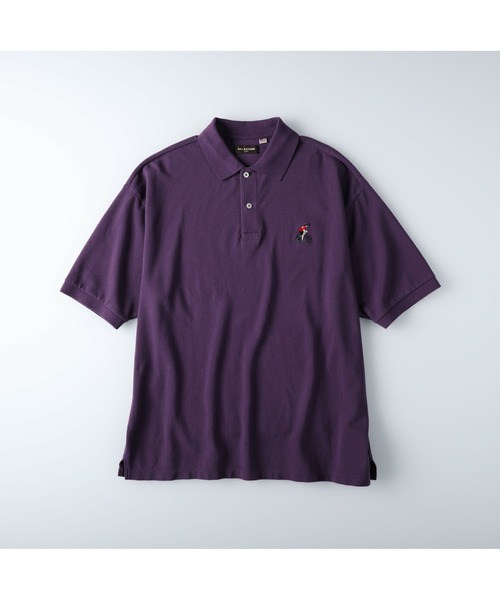 RAG MACHINE（ラグマシーン）の「【RAG MACHINE】ＢＩＧポロシャツ（ポロシャツ・メンズ・パープル/ベージュ/ホワイト/ブラック/グリーン/ネイビー・M/L/XL）」の19枚目の写真