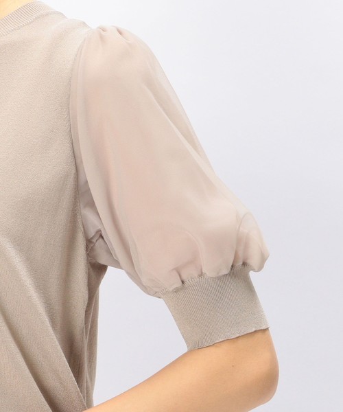 Tiara(ティアラ)の「チュールコンビニット(ニット/セーター・レディース・ホワイト/ブラック/ミント/グレー系その他・FREE)」の11枚目の写真