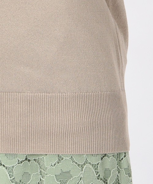 Tiara(ティアラ)の「チュールコンビニット(ニット/セーター・レディース・ホワイト/ブラック/ミント/グレー系その他・FREE)」の10枚目の写真