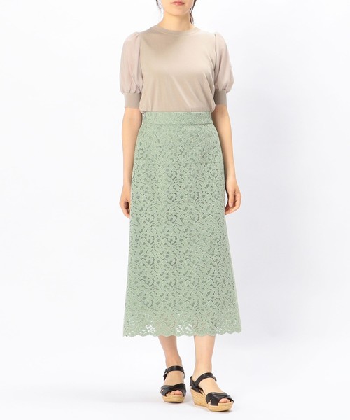 Tiara(ティアラ)の「チュールコンビニット(ニット/セーター・レディース・ホワイト/ブラック/ミント/グレー系その他・FREE)」の8枚目の写真