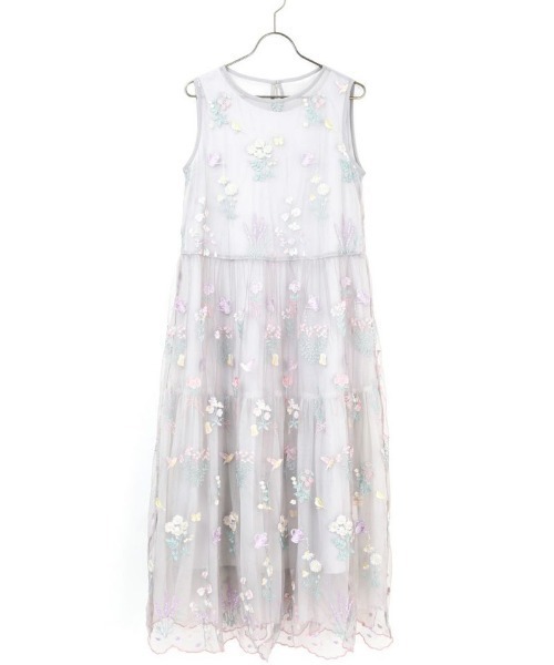 フランシュリッペ ガーデニング チュール ワンピース