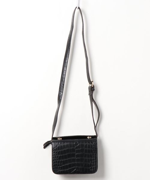 INTERPLANET（インタープラネット）の「スクエアーBAG（ショルダーバッグ・レディース・ベージュ/ブラック・フリー）」の3枚目の写真