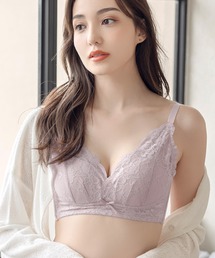 tu-hacci(ツーハッチ)の夜朝オールインワン「24H使えるナイトブラ」ロジエレースブラジャー【ブラジャー単品】(ナイトブラ)