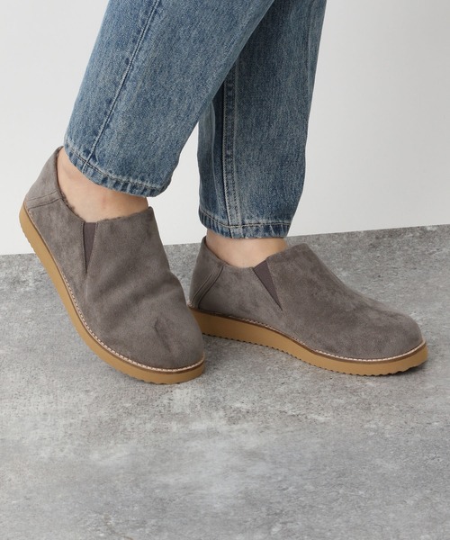 GLOBAL WORK（グローバルワーク）の「フワモコ撥水フメルスリッポン/897558（スリッポン・レディース・ブラック/ベージュ/グレー・SMALL/MEDIUM/LARGE）」の3枚目の写真