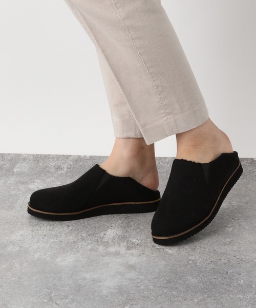 GLOBAL WORK（グローバルワーク）の「フワモコ撥水フメルスリッポン/897558（スリッポン・レディース・ブラック/ベージュ/グレー・SMALL/MEDIUM/LARGE）」の2枚目の写真