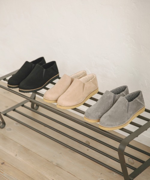 GLOBAL WORK（グローバルワーク）の「フワモコ撥水フメルスリッポン/897558（スリッポン・レディース・ブラック/ベージュ/グレー・SMALL/MEDIUM/LARGE）」の10枚目の写真