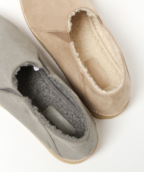 GLOBAL WORK（グローバルワーク）の「フワモコ撥水フメルスリッポン/897558（スリッポン・レディース・ブラック/ベージュ/グレー・SMALL/MEDIUM/LARGE）」の22枚目の写真