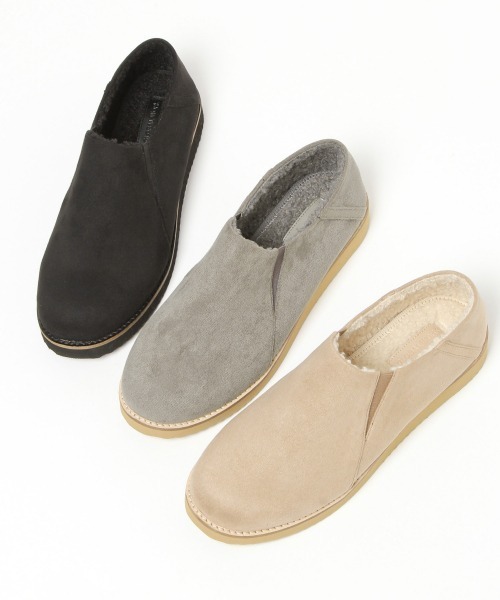 GLOBAL WORK（グローバルワーク）の「フワモコ撥水フメルスリッポン/897558（スリッポン・レディース・ブラック/ベージュ/グレー・SMALL/MEDIUM/LARGE）」の9枚目の写真