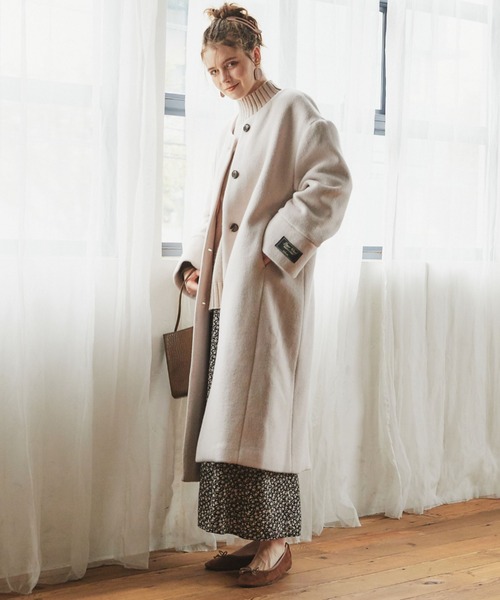 archives(アルシーヴ)の「ノーカラーコート(ノーカラーコート・レディース・グレー/ブラック/アイボリー/グレー系その他・MEDIUM)」の6枚目の写真