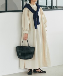 and R | コットンリネンロングシャツワンピース(ワンピース)