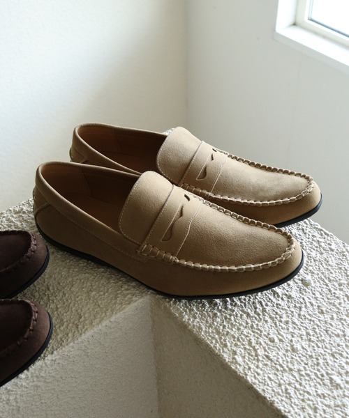 LASSU&FRISS（ラスアンドフリス）の「LASSU&FRISS 軽量ドライビングローファー（ローファー・メンズ・ブラック/ダークブラウン/ベージュ/ネイビー/ブラウン/グレー・40/41/42/43/39/44）」の5枚目の写真