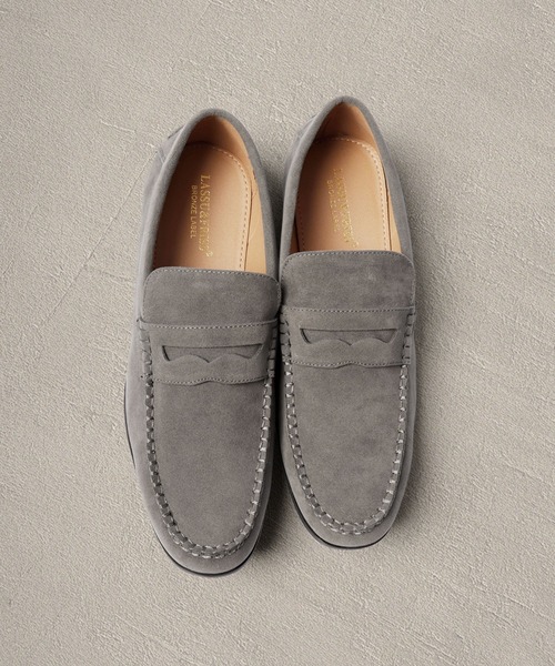 LASSU&FRISS（ラスアンドフリス）の「LASSU&FRISS 軽量ドライビングローファー（ローファー・メンズ・ブラック/ダークブラウン/ベージュ/ネイビー/ブラウン/グレー・40/41/42/43/39/44）」の3枚目の写真