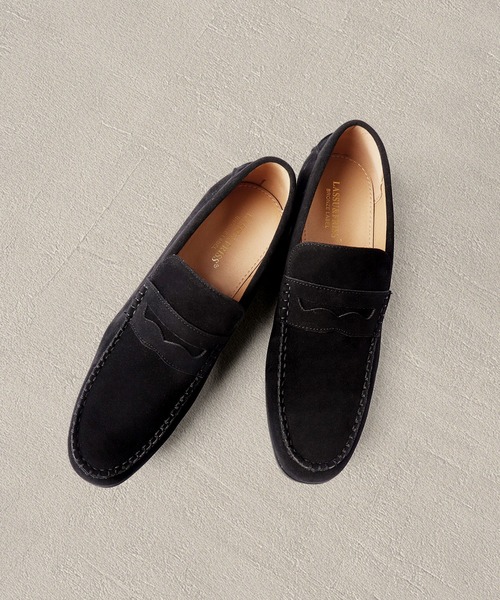 LASSU&FRISS（ラスアンドフリス）の「LASSU&FRISS 軽量ドライビングローファー（ローファー・メンズ・ブラック/ダークブラウン/ベージュ/ネイビー/ブラウン/グレー・40/41/42/43/39/44）」の2枚目の写真