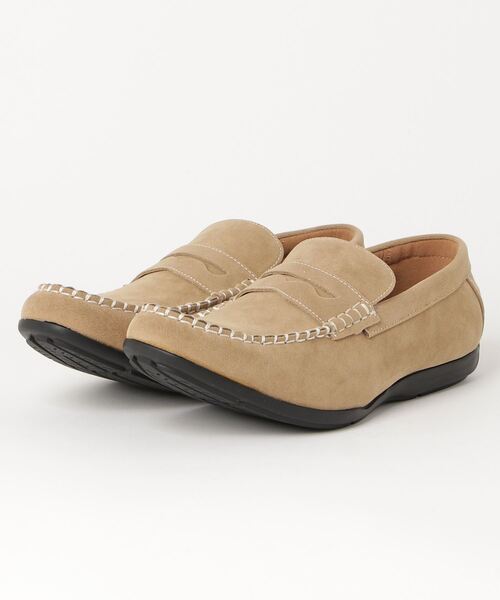 LASSU&FRISS（ラスアンドフリス）の「LASSU&FRISS 軽量ドライビングローファー（ローファー・メンズ・ブラック/ダークブラウン/ベージュ/ネイビー/ブラウン/グレー・40/41/42/43/39/44）」の8枚目の写真